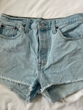 Levi’s Light Wash 501 Shorts